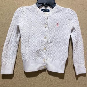 Polo Ralph Lauren Baby Girl's Cable-Knit Cotton Cardigan